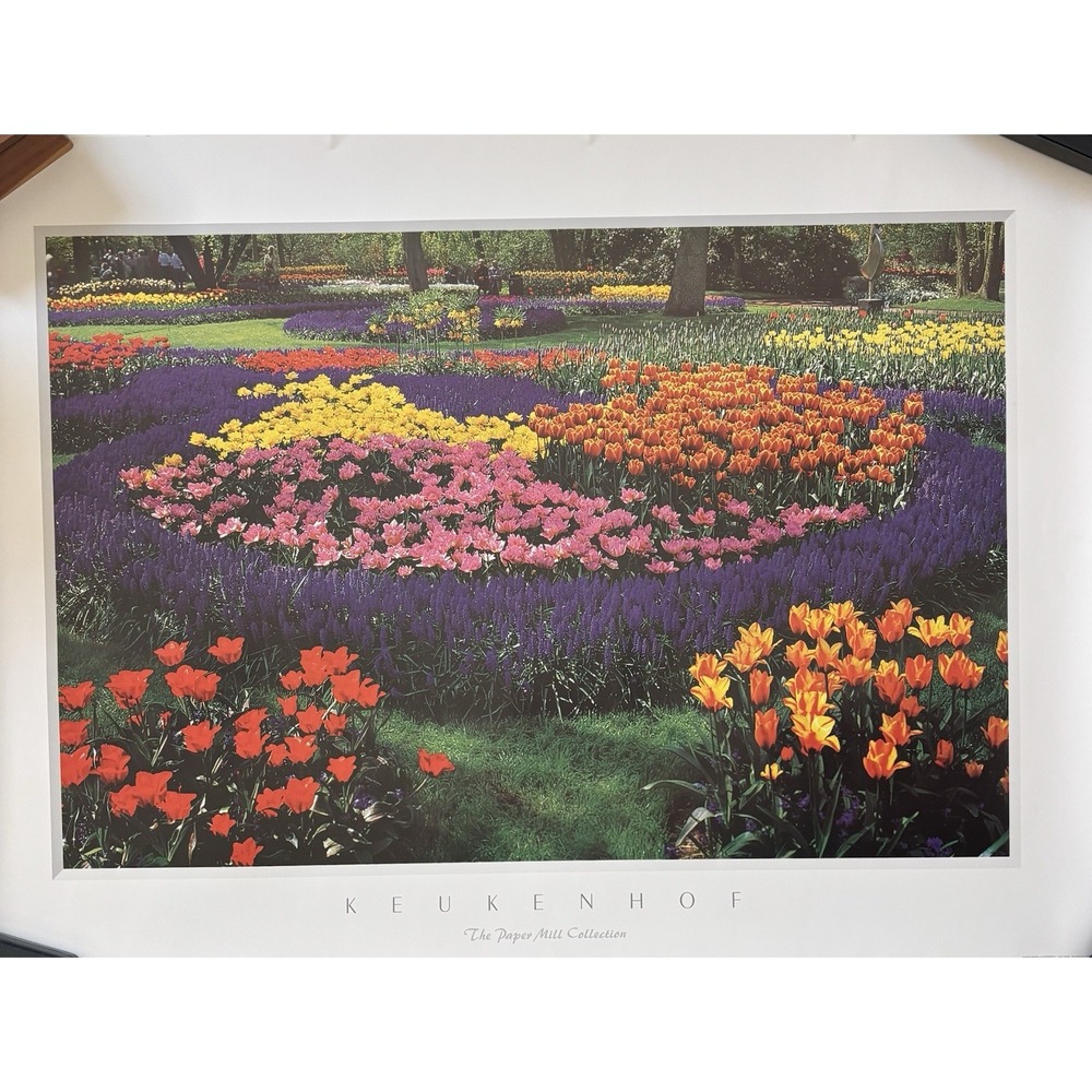 Keukenhof Gardens Wall Art Print Netherlands Poster The Paper Mill Collection